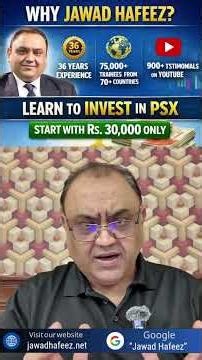 "Join our PSX Zoom workshop & kickstart your journey to financial freedom!"