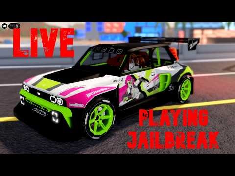 LIVE PLAYING JAILBREAK ALSO LIVE EVENT COMING SOON AND WW3 MAYBE (ROBLOX JAILBREAK LIVE)