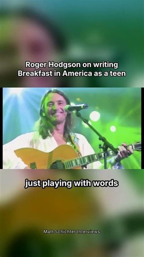 Roger Hodgson on writing Breakfast in America as a teen #shorts