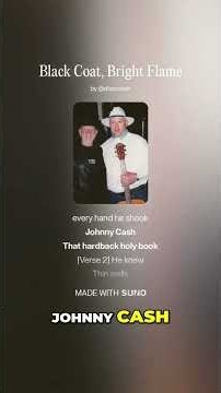 Johnny Cash: A Sunday Suit's Soulful Story #shorts