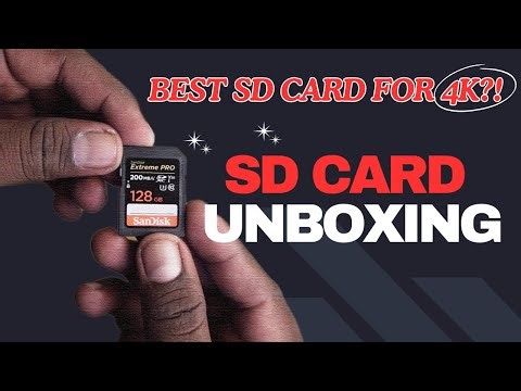 SanDisk Extreme PRO 128GB SD Card Unboxing | 200MB/s Speed Test | Best for 4K Video?