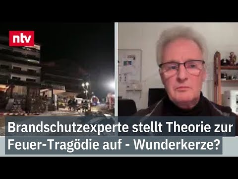 Brandschutzexperte stellt Theorie zur Feuer-Tragödie auf - Kettenreaktion durch Wunderkerze? | ntv