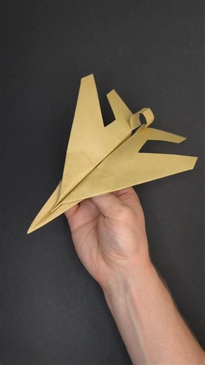 Super Flying Origami Plane 🛩️ #origami #diy
