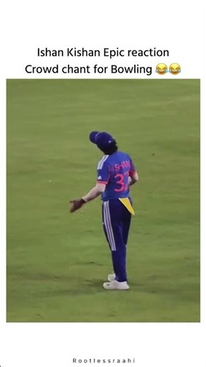Ishan Kishan epic reaction on crowd chant on bowling #short #viral #cricbuzz #indvsnz #t20worldcup