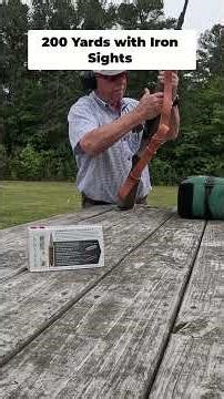 Springfield M1A Rifle, 200 yards, 9 inch paper plate