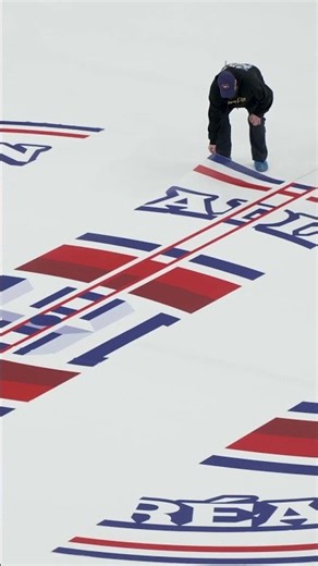 The making of the Bell Centre ice is always cinema 🎥