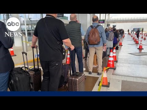 Record-long wait times stretch TSA officers amid travel surge, partial shutdown