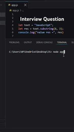 JavaScript substring() Method | What Happen | Part-570