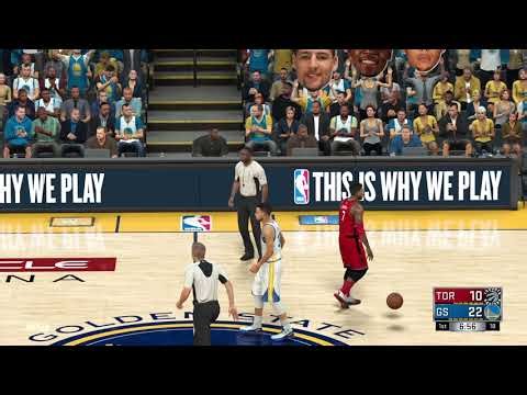 【2K17 NBA】Toronto Raptors vs Golden State Warriors