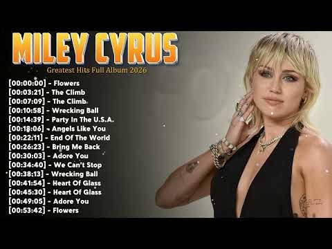 Miley Cyrus Full Album – Top 20 Best Pop Songs Trending Global Hits Playlist