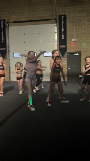 Turn it up… it’s time to bust out The Party Lights Snowball is almost here ❄️ Minis are working HARD getting ready to prep for our next competition 🔥 #empactathletics #miniteam #stunting #compweek #cheerleading | Empact Athletics