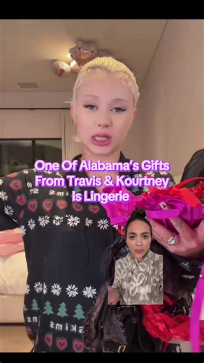 Alabama Barker Receives Lingerie Gift from Travis and Kourtney