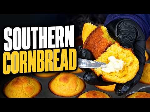 Southern Cornbread Muffins from Scratch (No Added Sugar)