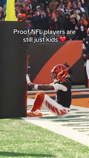 Tee Higgins Celebrates with Childlike Joy After Touchdown