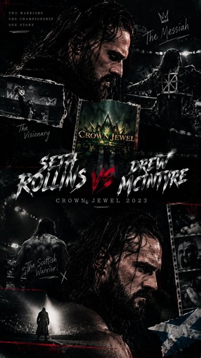 Seth Rollins vs Drew McIntyre 💀 | Crown Jewel 2023 #wwe
