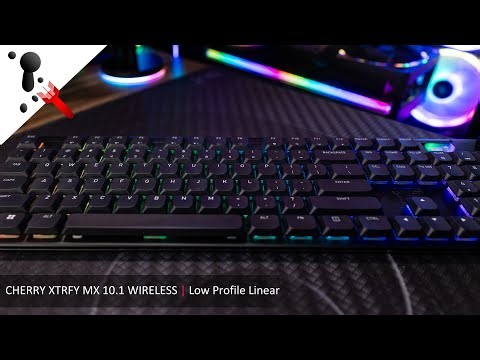 Cherry Xtrfy 10.1 Wireless Keyboard Review | Low Profile Linear Switch