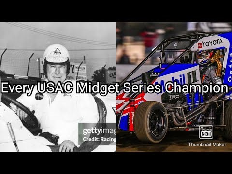 Every USAC NOS Energy Drink Midget National Championship Champion 1956 - 2025