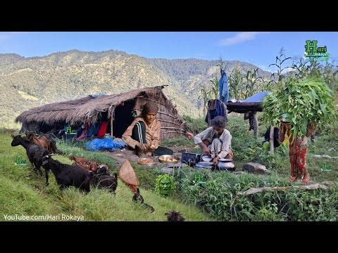 Authentic Village Food in Nepal | Hill Life & Traditions