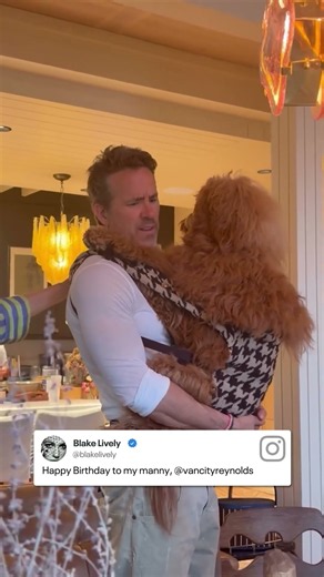 Blake Lively wishes husband-slash-manny Ryan Reynolds a happy birthday on October 23.