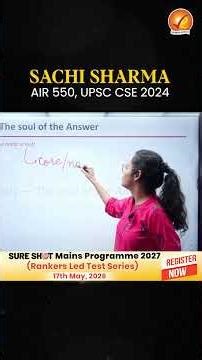 Same Content… +60 Marks Difference | Sure Shot Mains Programme 2027 | Vajiram and Ravi