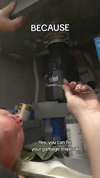 Quick fix on the garbage disposal #homerepairs #garbagedisposal