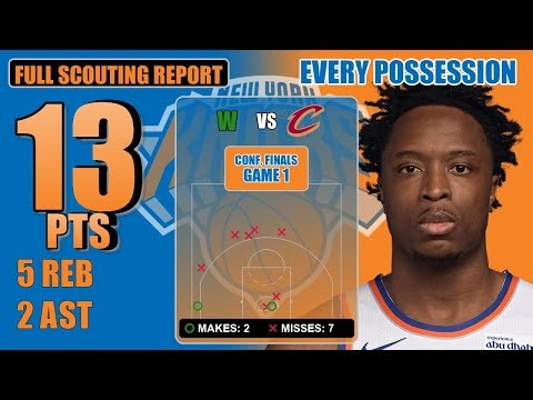 OG Anunoby (13PTS/5REB/2AST) EVERY SHOT ATTEMPT vs Cavs CLE at NYK 5/19/26 Full Player Analysis