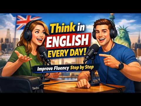 how to Start Thinking in English Naturally Every Day | Improve Fluency Step by Step