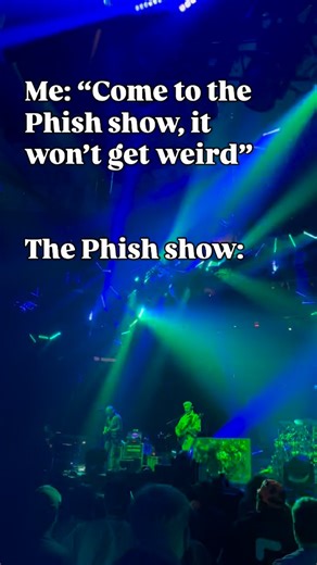 Prints By Flex - Lane Flexner on Instagram: "We love weird, scary, evil Phish 😈 🎥 Phish 12/30/25 live at Madison Square Garden #phish #phishtour #phishmsg #phishnye2023 #madisonsquaregarden #splitopenandmelt #soam"