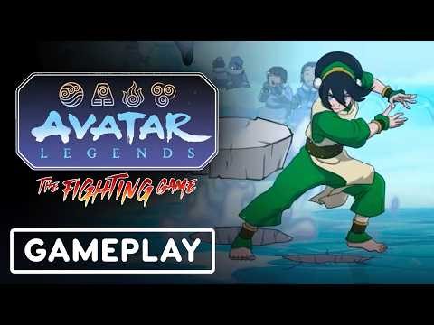 Avatar Legends: The Fighting Game - Official Toph vs Katara Match 1 Gameplay