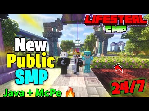 🤯 Join The NEW Public SMP Server Minecraft 1.21+ 🔥 | Java + Bedrock | 24/7 Online | Free to Join 