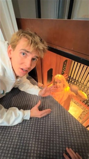 My mom is STUCK in an ELEVATOR!! 😱😱