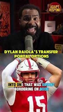 Nebraska QB Dylan Raiola's transfer portal options are THESE?! #nebraska #cfb #huskers