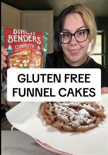 Gluten Free Two-Ingredient Funnel Cake (Sprite   Pancake Mix)