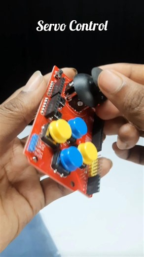 Servo Motor Mg90 Control using Arduino Joystick Shield