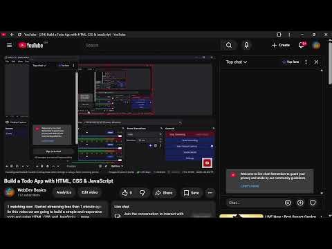 Build a Todo App with HTML, CSS & JavaScript