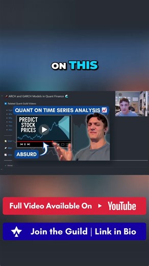 Master Volatility: ARCH & GARCH Models #shorts