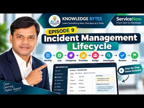 ServiceNow Incident Management Lifecycle | Complete Step-by-Step Demo | Episode 9