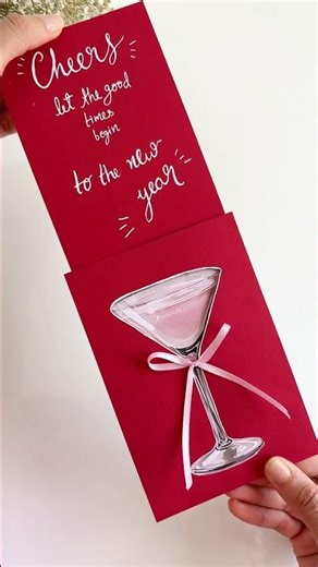 Diy New Year Card idea #newyear #newyearcard #2026 #trending #diy #trending #trend #shorts