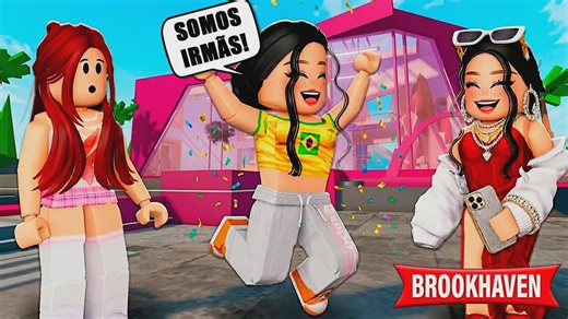 Descobri que sou irmã gêmea da menina famosa! | Historinhas Brookhaven RP | Roblox