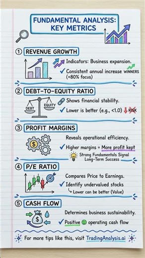Fundamental Analysis Explained for Beginners | Stock Market Basics #trading #shorts #crypto