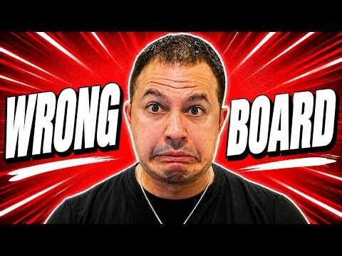 Starting the game on the WRONG BOARD