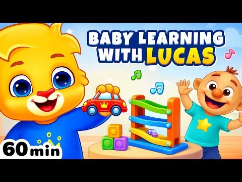 Baby Learning Video | Emotions, First Words, Body Parts & Kids Songs With Lucas | Toddler Videos