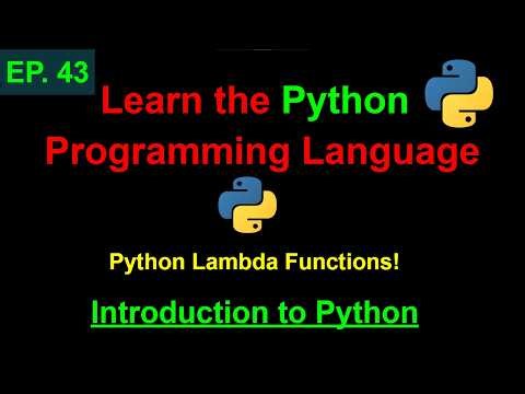 Python Lambda Functions | Learn Python Programming (Ep. 43)
