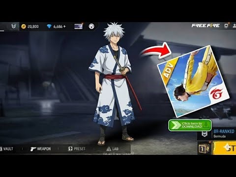 Free Fire Advance server x GinTama 🔥