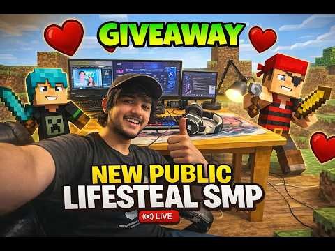 💀 NEW BEST CRACKED PUBLIC LIFESTEAL SMP 🧁 | Minecraft Java + PE + Pojav | 24/7 ONLINE | LIVE #1