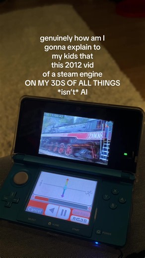 2012 Steam Engine Video on My 3DS — Is It AI or Lost Media?