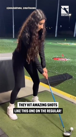 Jenna & Martina are the ultimate golfing duo 💥 | GreatestHighlights