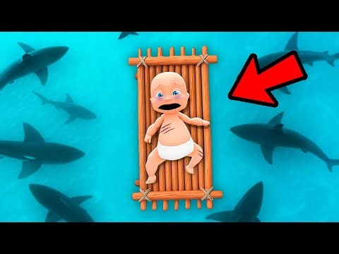 Baby LOST at SEA in ROBLOX!