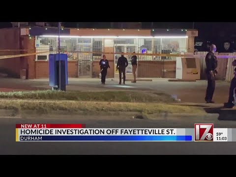 Durham police investigating homicide off Fayetteville Street