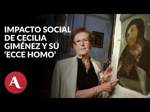 Muere Cecilia Giménez, autora de la famosa restauración del 'Ecce Homo'